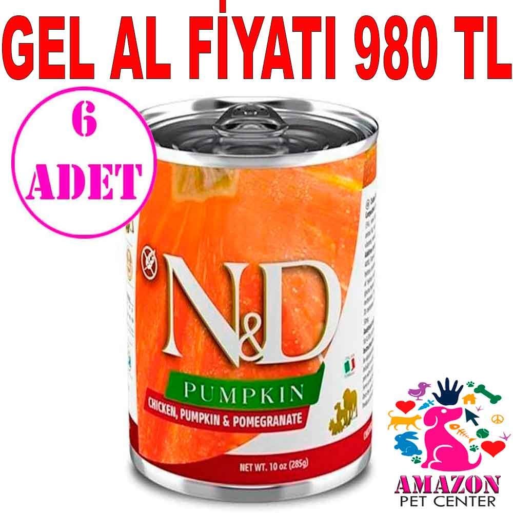 ND Pumpkin Puppy Tavuklu Köpek Konservesi 285 Gr 6 AD 18771008 Amazon Pet Center