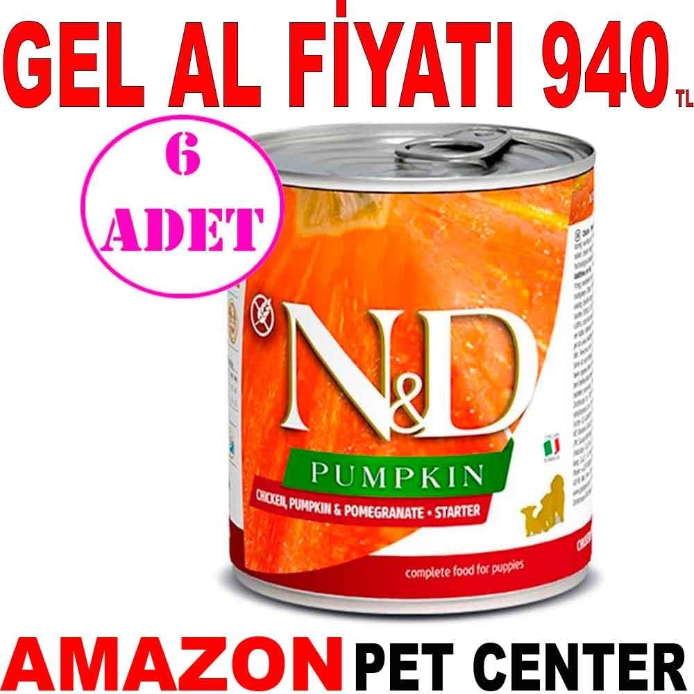 ND Pumpkin Yavru Köpek Konservesi Tavuklu 285 Gr 6 AD 18760002 Amazon Pet Center