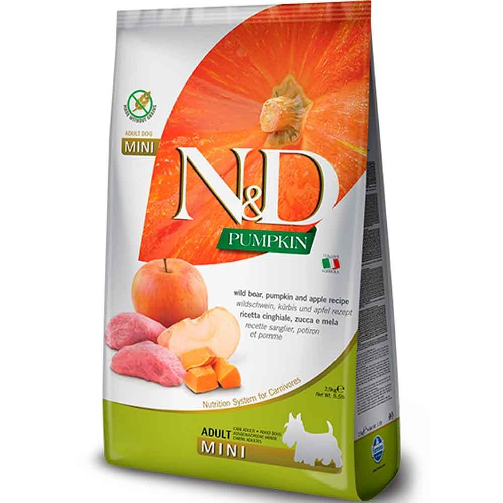 ND Tahılsız Balkabaklı Domuzlu Küçük Irk Köpek Maması 800 GR 8010276033215 Amazon Pet Center