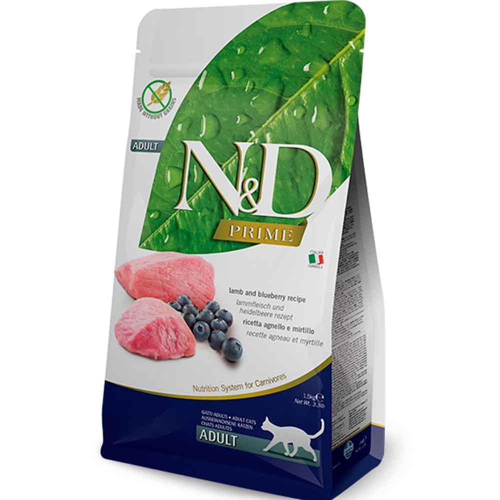 ND Tahılsız Kuzu Etli Yaban Mersinli Kedi Maması 300 GR 8010276020161 Amazon Pet Center