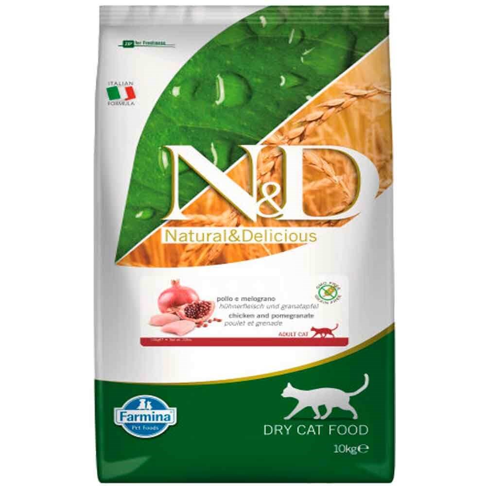 ND Tahılsız Tavuk ve Narlı Kedi Maması 10 Kg 8010276024930 N&D Tahılsız Kedi Mamaları Amazon Pet Center