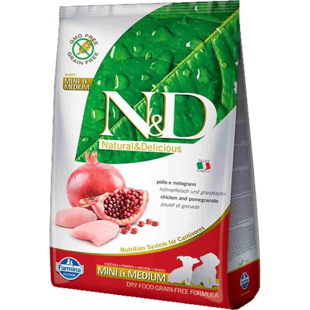 ND Tavuk Etli Narlı Tahılsız Küçük Irk Yavru Köpek Maması 2.5 Kg 8010276035998 N&D Tahılsız Köpek Mamaları Amazon Pet Center