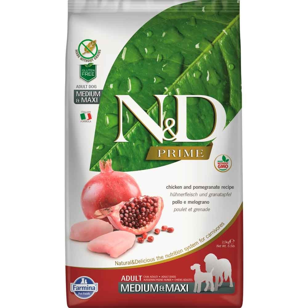 N&D Tavuklu Narlı Tahılsız Yetişkin Köpek Maması 2.5 kg 8010276036049 Amazon Pet Center
