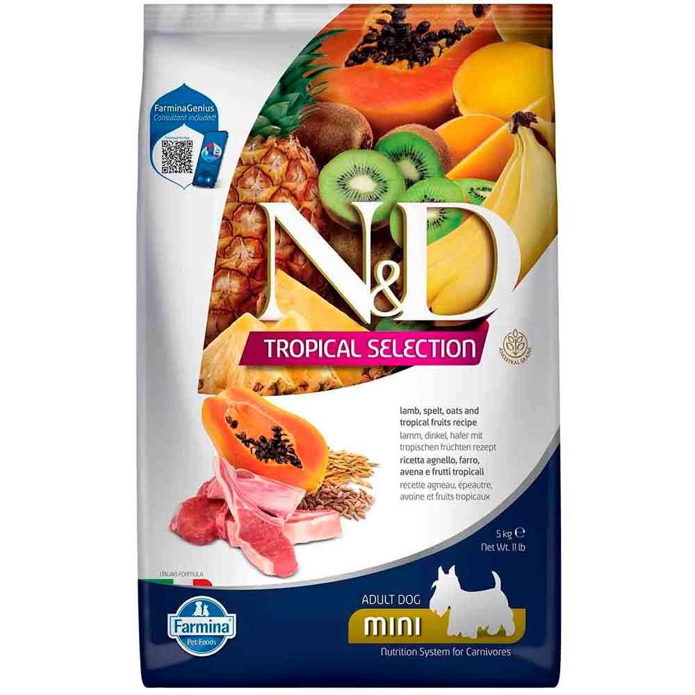 ND Tropical Meyveli Mini Irk Köpek Maması Kuzu Etli 5 Kg 8010276042323 Amazon Pet Center