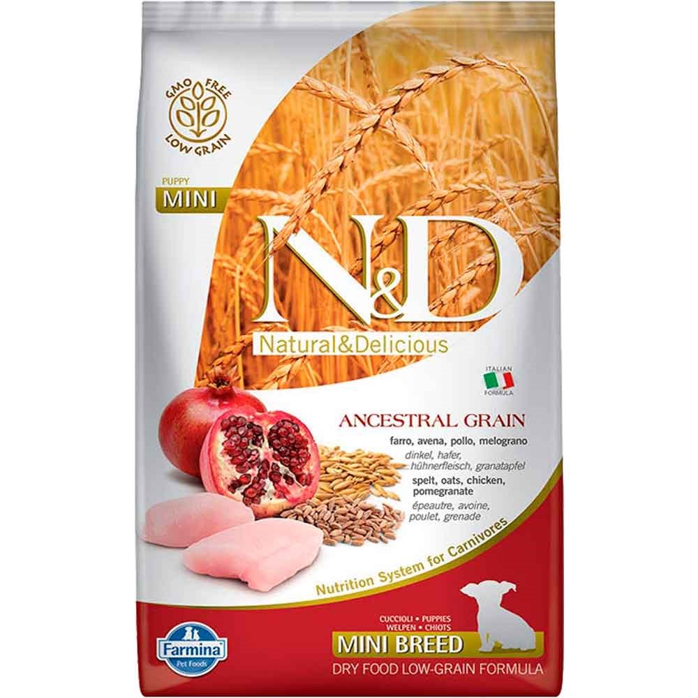 ND Yavru Köpek Maması Tavuklu Narlı Mini Irk Düşük Tahıllı 2,5kg 8010276021922 Amazon Pet Center