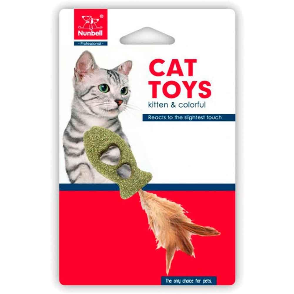 Nunbell Catnipli Balık Şekilli Kedi Oyuncağı 6927052060254 Amazon Pet Center