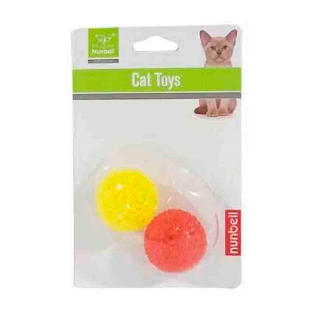 Nunbell Kedi Oyuncağı Top 2'li 6927052060063 Nunbell Kedi Oyuncakları Amazon Pet Center