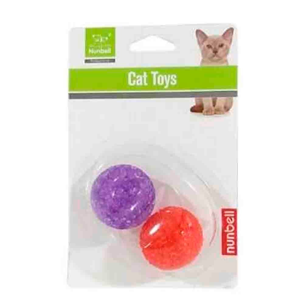 Nunbell Kedi Oyuncağı Top 2'li 6927052060063 Nunbell Kedi Oyuncakları Amazon Pet Center