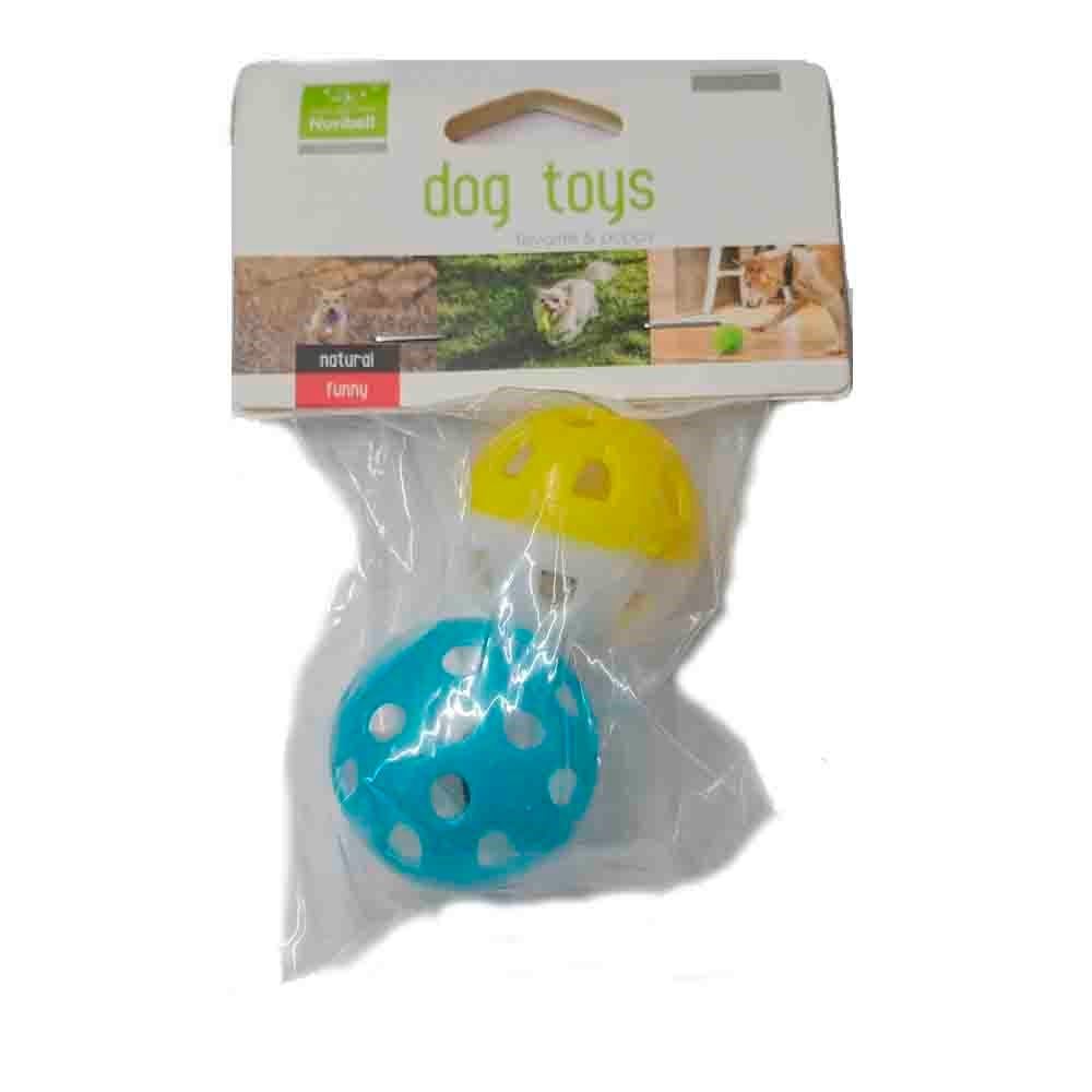 Nunbell Köpek Oyuncağı Zilli 2'li Top 6927052060087 Nunbell Kauçuk Plastik Köpek Oyuncakları Amazon Pet Center