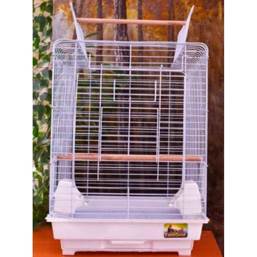 Papağan Kafesi Açılır Çatılı BEYAZ 40x40x59 Cm 1604 AB 20165000 Amazon Pet Center