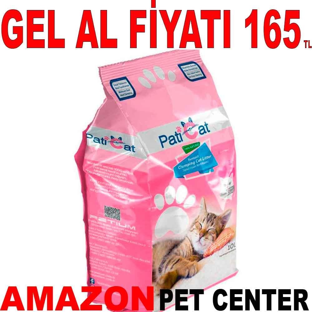 PatiCat Kedi Kumu Bebek Pudralı Doğal İnce Taneli 10 Lt 18497007 Amazon Pet Center