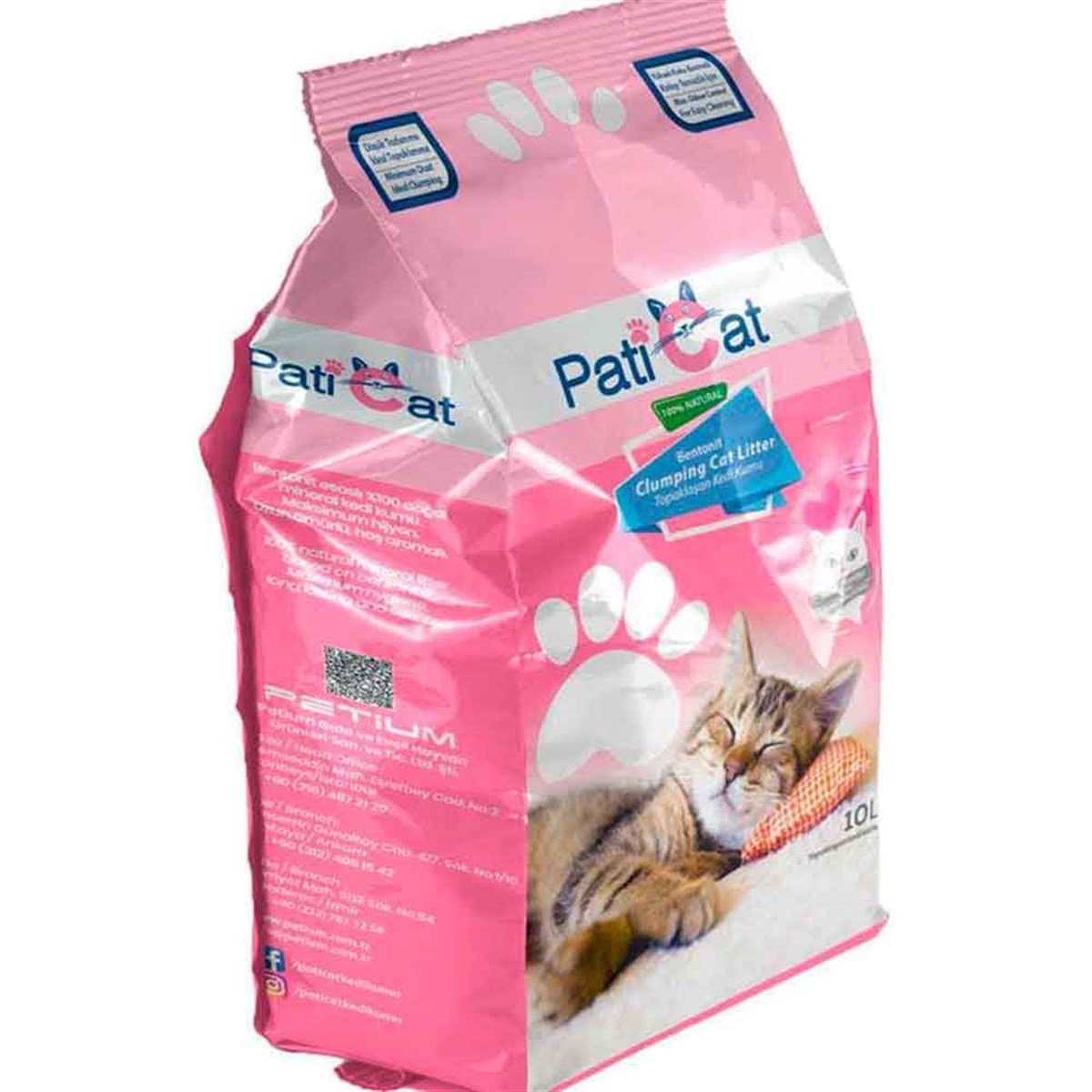 PatiCat Kedi Kumu Bebek Pudralı Doğal Kalın Taneli 10 Lt 8681489004135 Amazon Pet Center