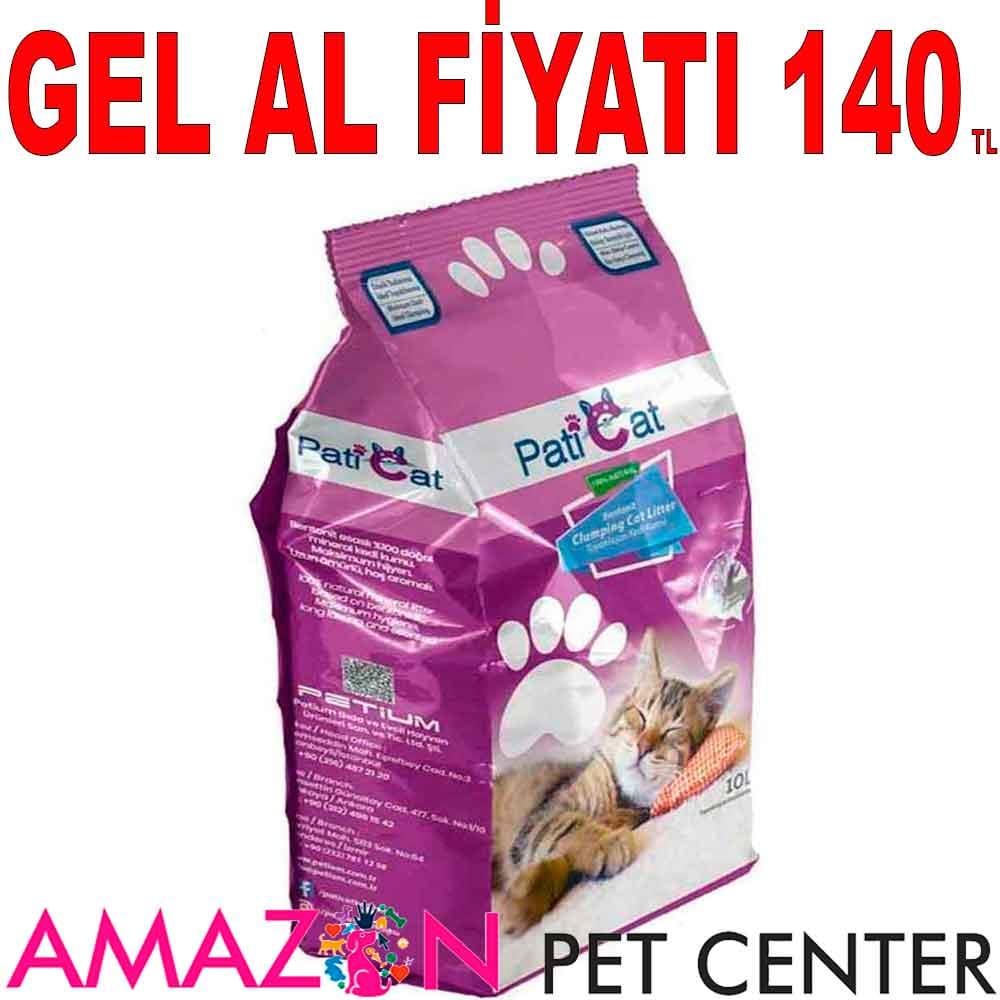 PatiCat Kedi Kumu Lavantalı Doğal Kalın Taneli 10 Lt 18510003 Amazon Pet Center