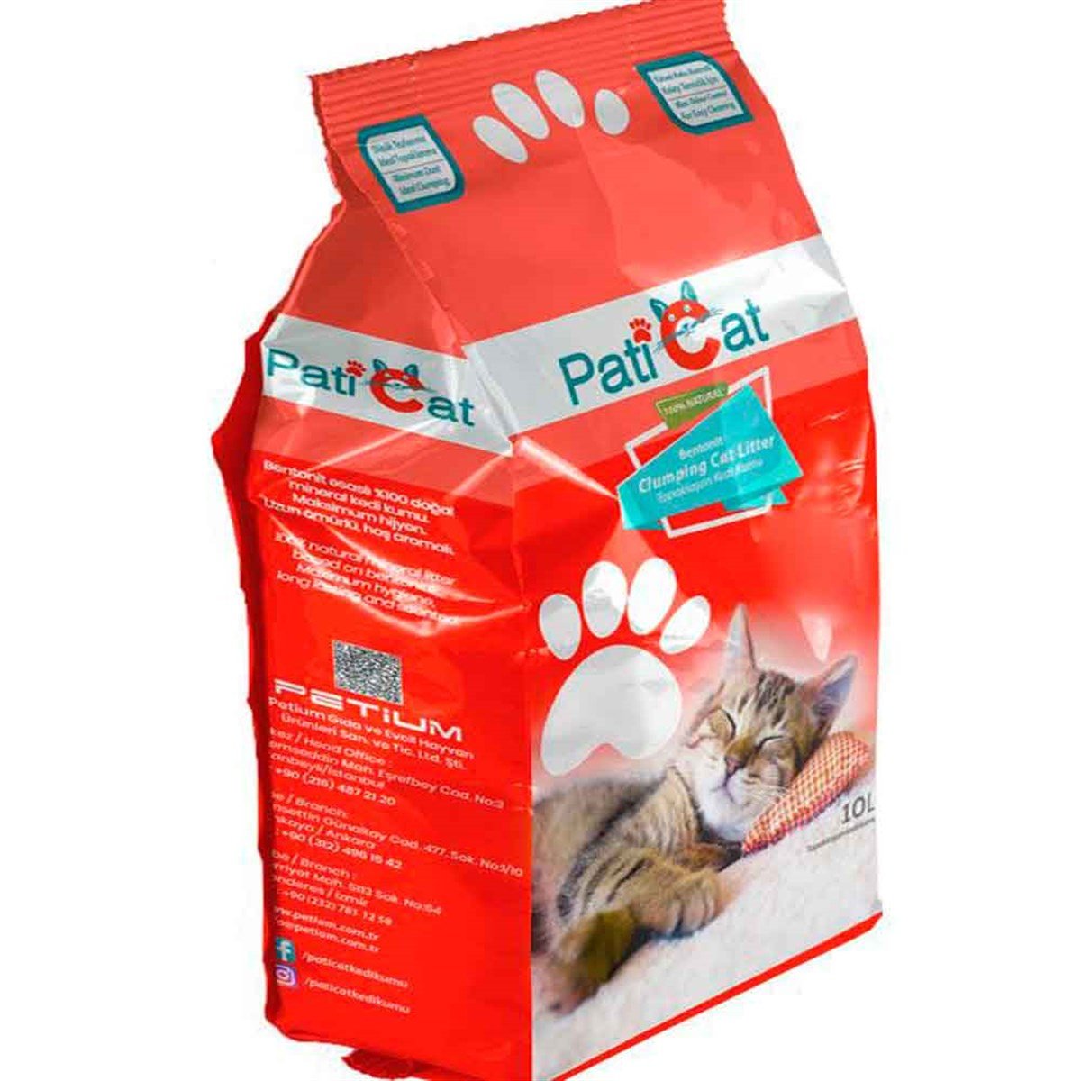PatiCat Kedi Kumu Naturel Kokusuz Doğal İnce Taneli 10 Lt 8681489004110 Amazon Pet Center