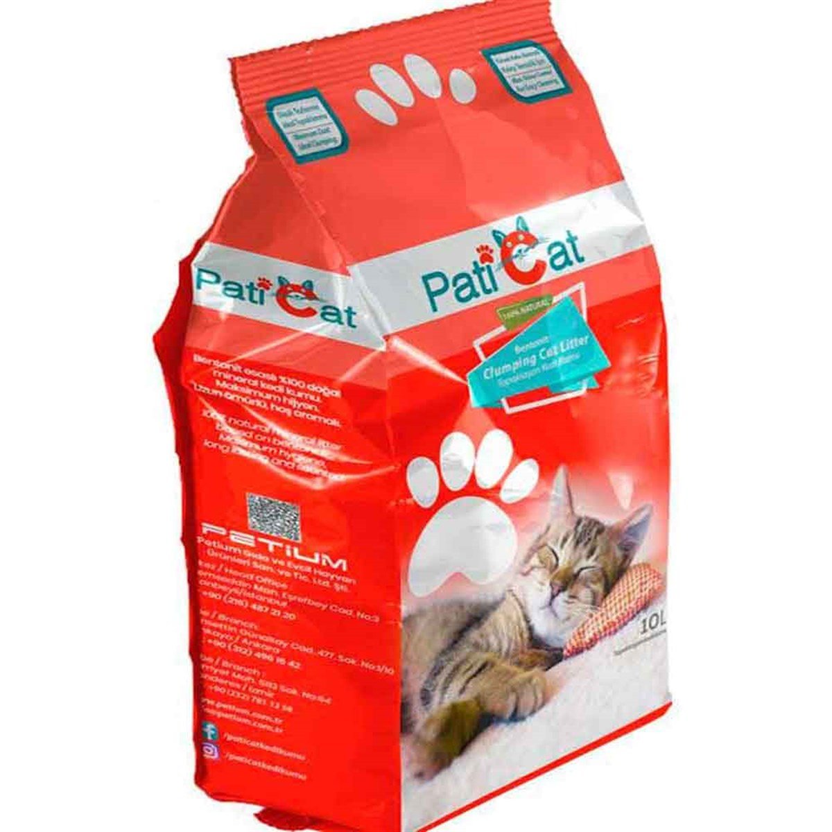 PatiCat Kedi Kumu Naturel Kokusuz Doğal Kalın Taneli 10 Lt 8681489004111 Amazon Pet Center