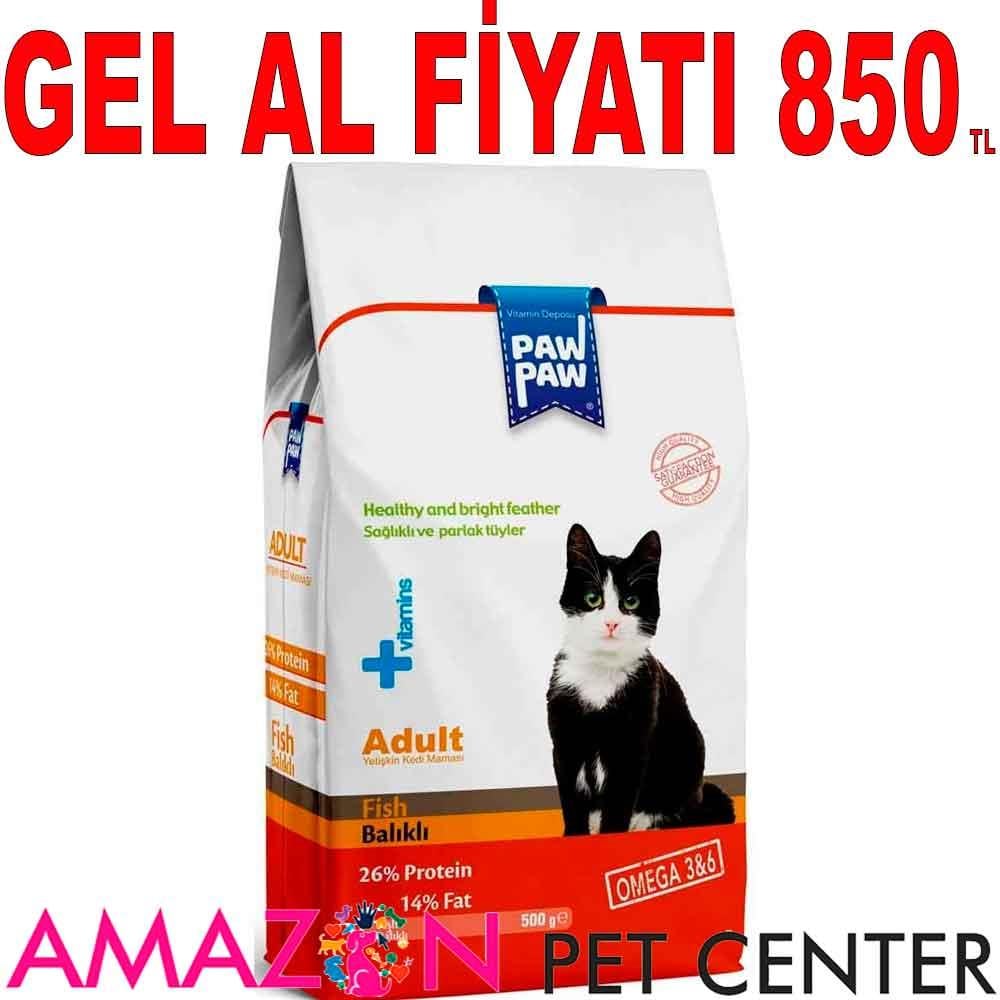 Paw Paw Balıklı Kedi Maması 15 Kg 21782008 Amazon Pet Center