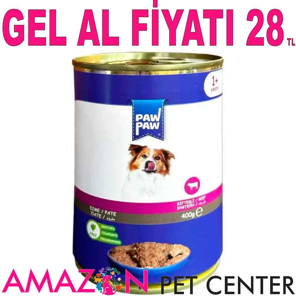 Paw Paw Biftekli Köpek Konservesi 400 Gr 21806001 Amazon Pet Center