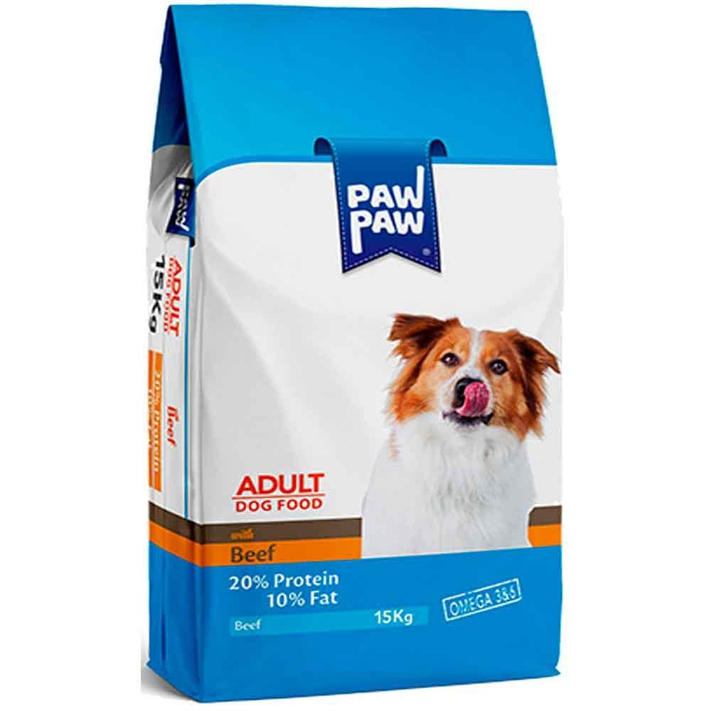Paw Paw Biftekli Köpek Maması 15 kg 8681692100036 Amazon Pet Center