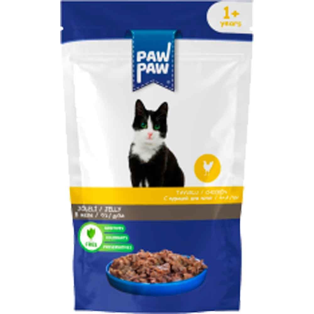 Paw Paw Kedi Yaş Maması Tavuklu 85 Gr 8681692100708 Amazon Pet Center