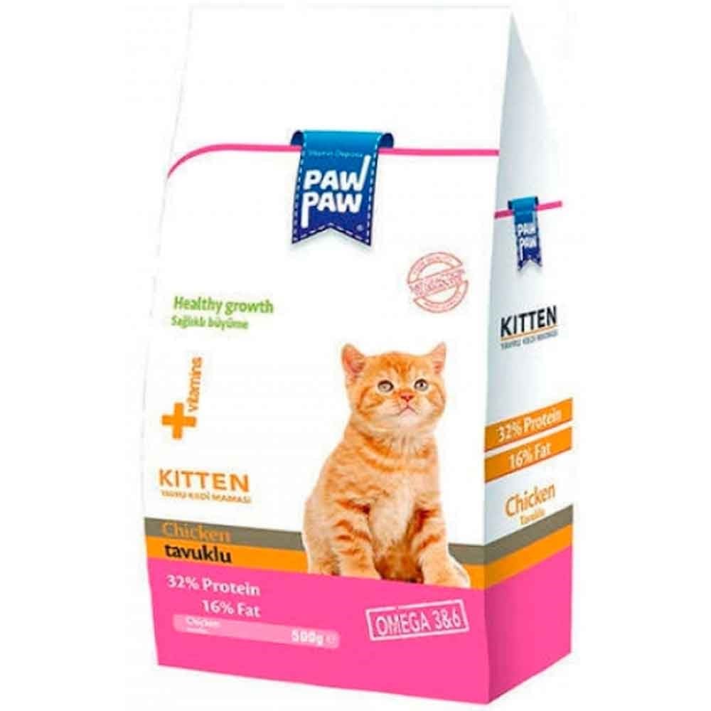 Paw Paw Kitten Tavuk Etli Yavru Kedi Maması 15 Kg 8681692100067 Amazon Pet Center