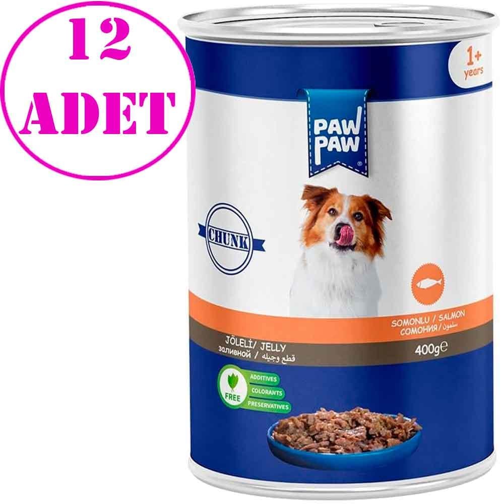 Paw Paw Köpek Konservesi Somonlu 400 Gr 12 AD 21812002 Amazon Pet Center