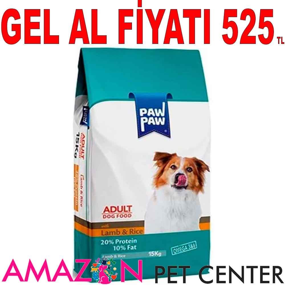 Paw Paw Köpek Maması Kuzu Etli 15 Kg 21976001 Amazon Pet Center