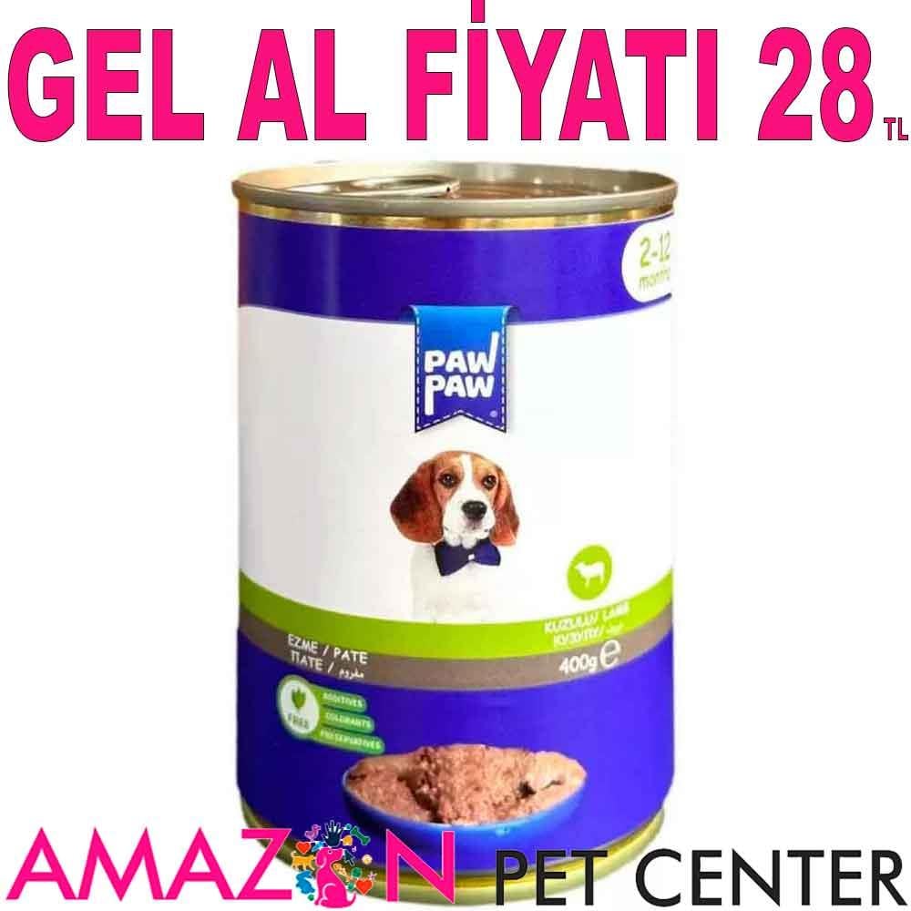 Paw Paw Kuzu Etli Yavru Köpek Konservesi 400 Gr 21818004 Amazon Pet Center