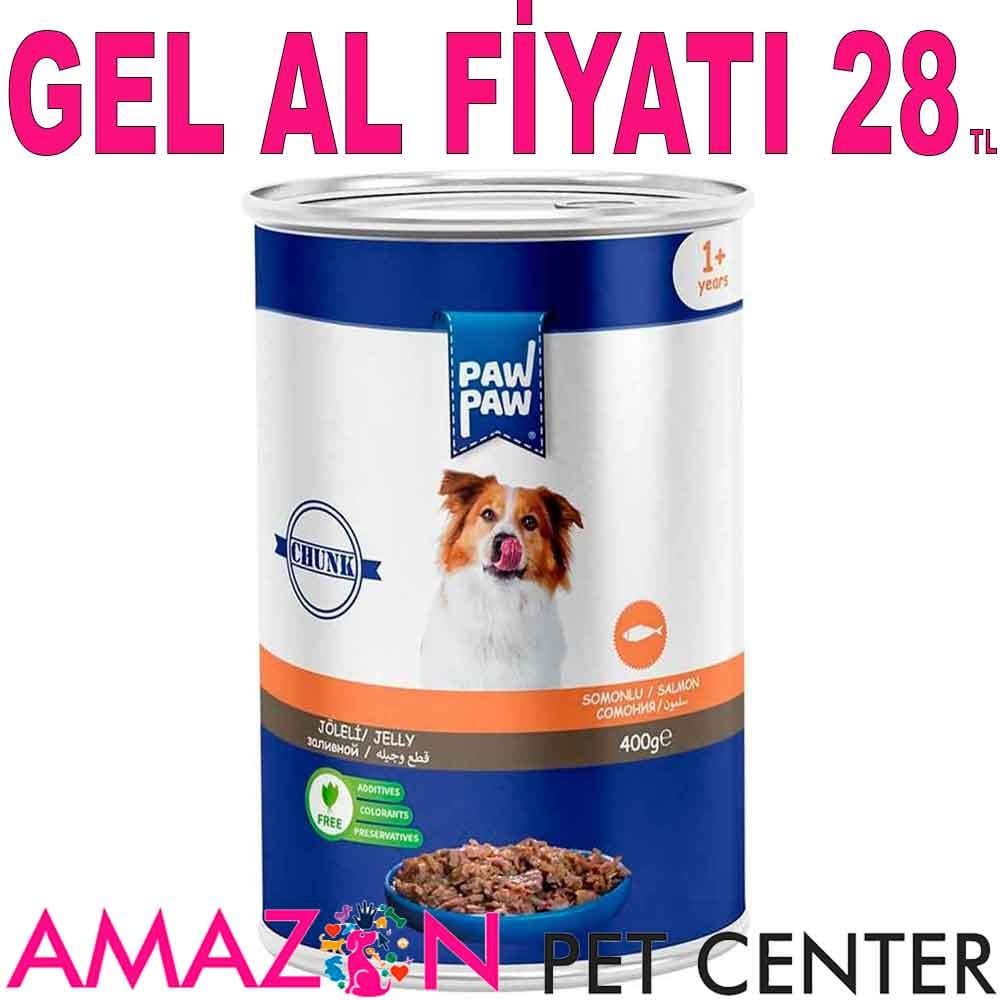 Paw Paw Somonlu Köpek Konservesi 400 Gr 21811005 Amazon Pet Center