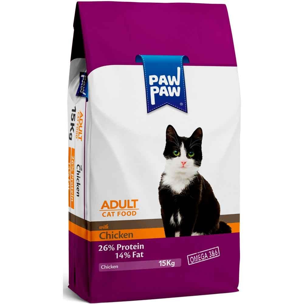 Paw Paw Tavuklu Kedi Maması 15 Kg 8681692100029 Amazon Pet Center