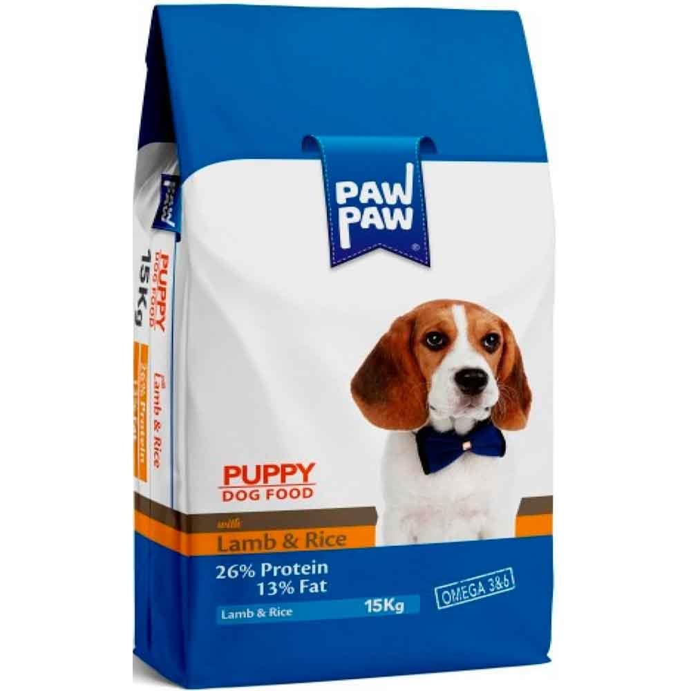 Paw Paw Yavru Köpek Maması Kuzu Etli 15 Kg 8681692100081 Amazon Pet Center