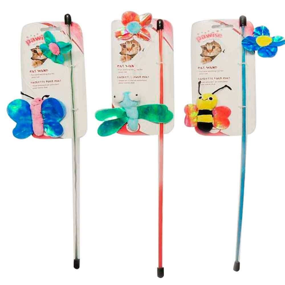 Pawise Böcekli Kedi Oltası 45 Cm 8886467582615 Pawise Kedi Oyuncakları Amazon Pet Center