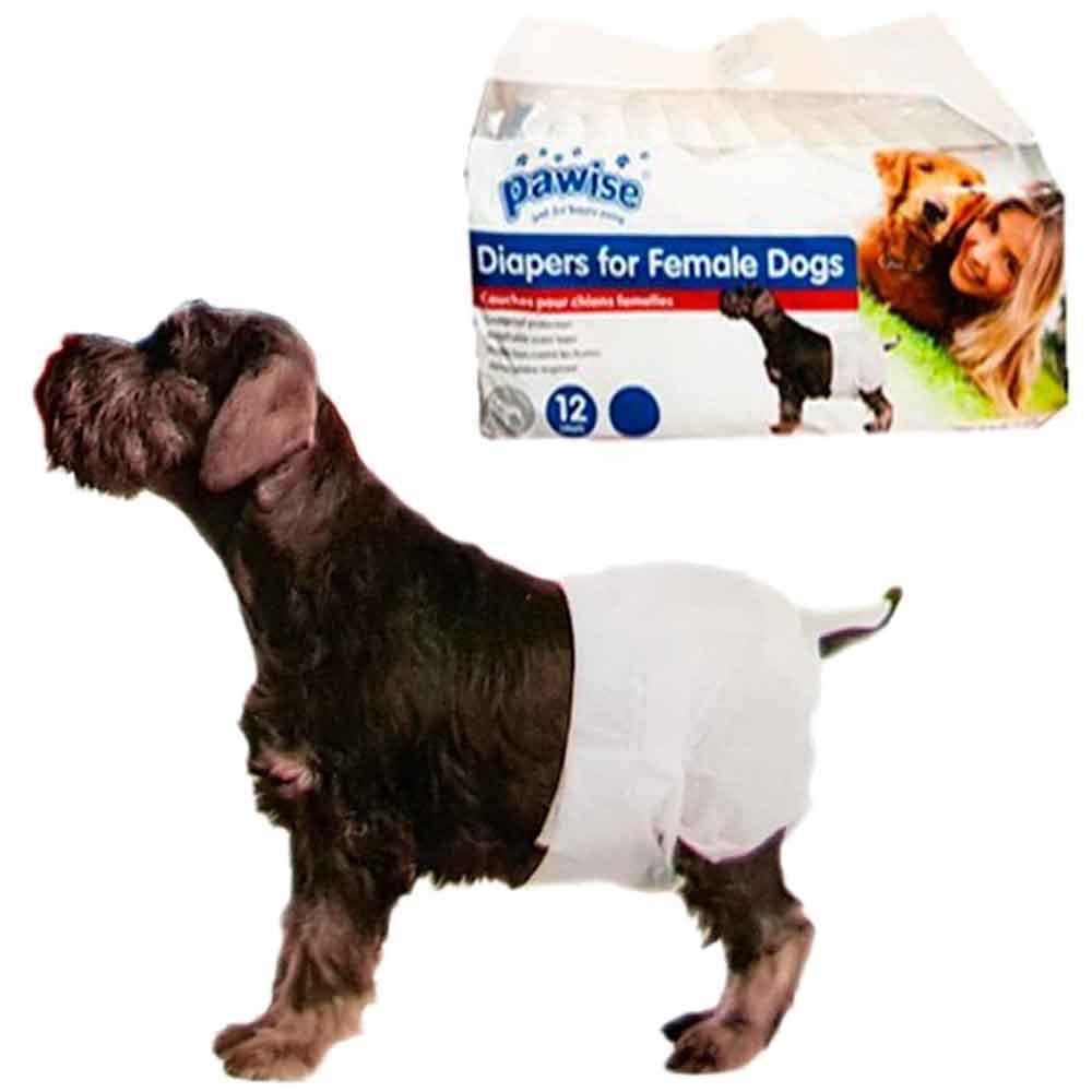 Pawise Dişi Köpek Alt Bağlama Bezi S Boy 12 Adet 8886467529719 Amazon Pet Center