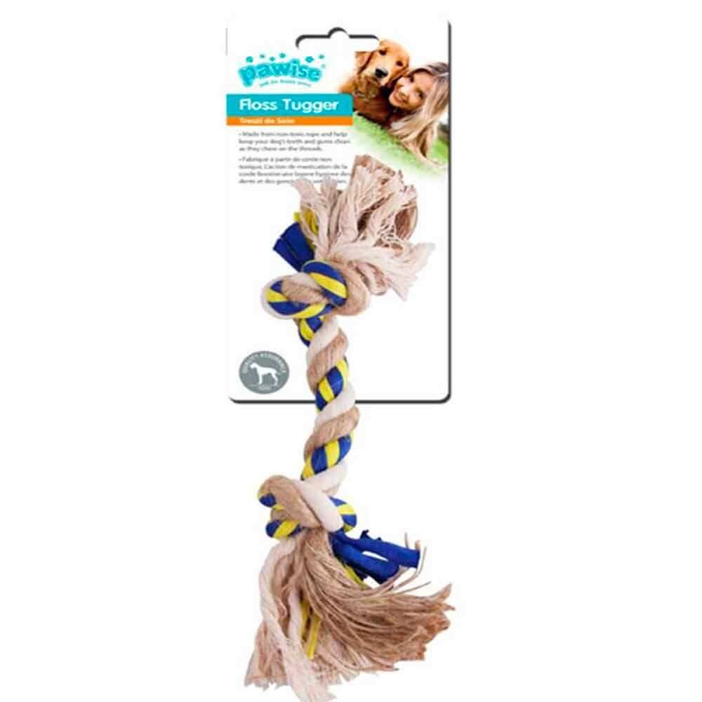 Pawise Floss Tugger 2 Düğümlü Diş İpi Köpek Oyuncağı 34 Cm 8886467548512 Pawise Kauçuk Plastik Köpek Oyuncakları Amazon Pet Center