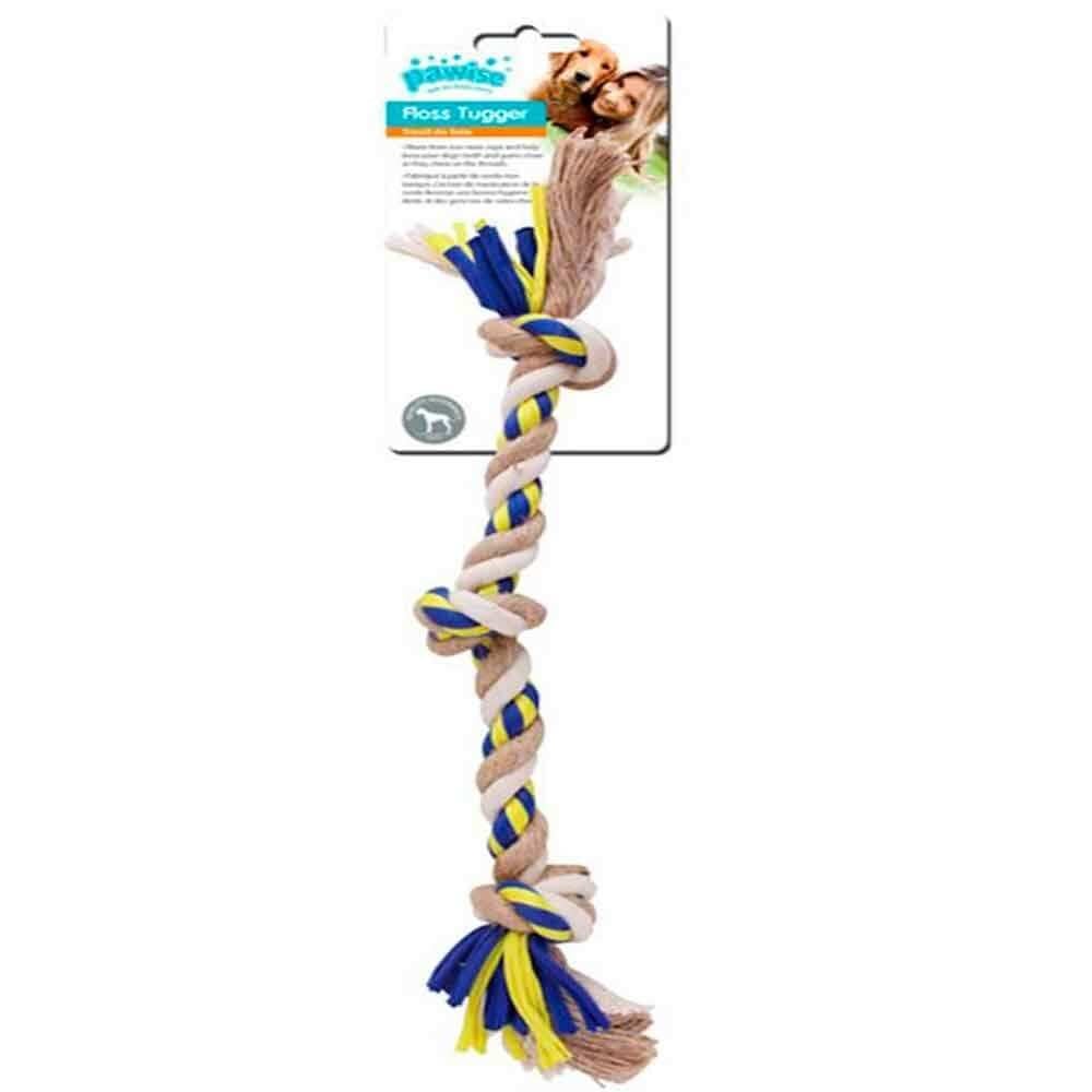 Pawise Floss Tugger 3 Düğümlü Diş İpi Köpek Oyuncağı 47cm 8886467548529 Pawise Kauçuk Plastik Köpek Oyuncakları Amazon Pet Center