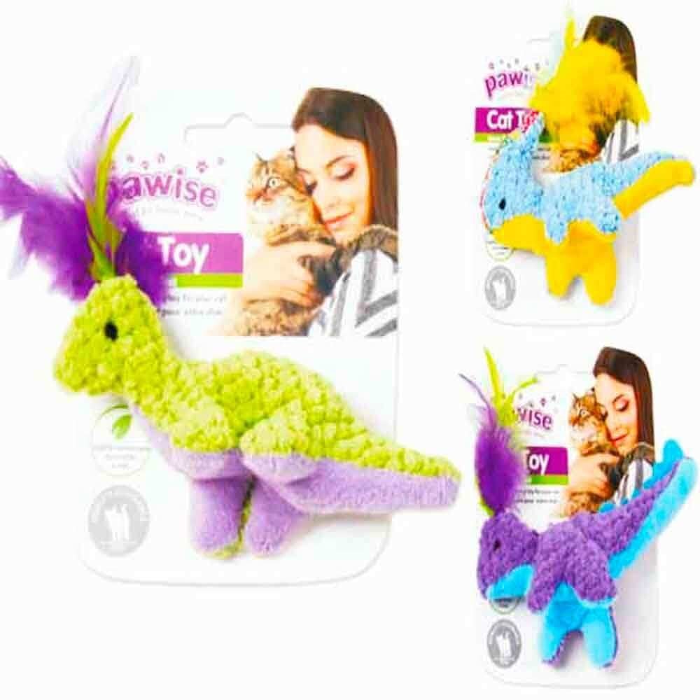 Pawise Kedi Oyuncağı Kumaş Dinazor 8886467582905 Pawise Kedi Oyuncakları Amazon Pet Center