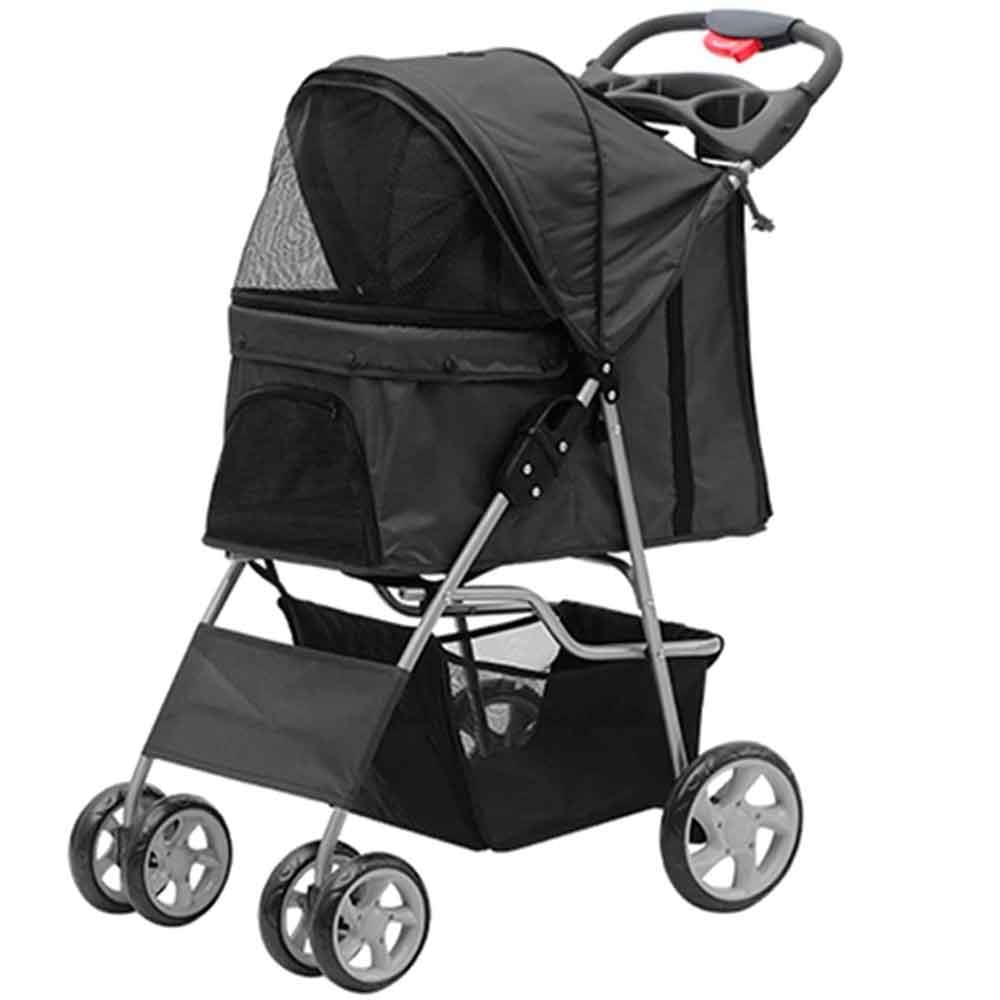 Pawise Köpek Arabası Siyah 68x46x100 Cm 8886467525186 Amazon Pet Center