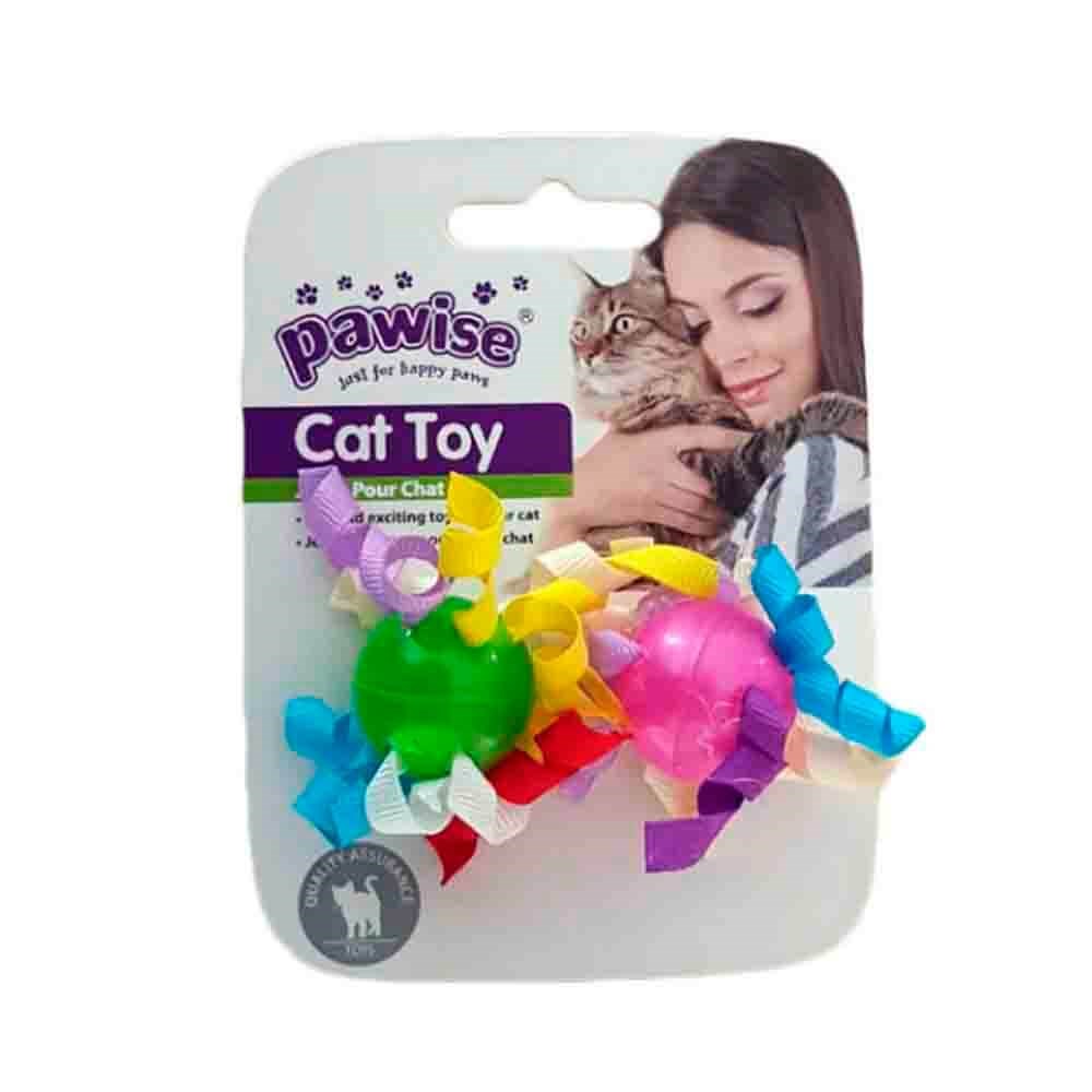 Pawise Kurdeleli Top Kedi Oyuncağı 2 Adet 8886467581380 Pawise Kedi Oyuncakları Amazon Pet Center