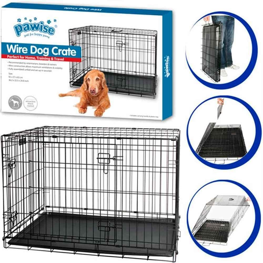 Pawise Metal Köpek Kafesi 62x43x50 Cm 8886467525315 Amazon Pet Center