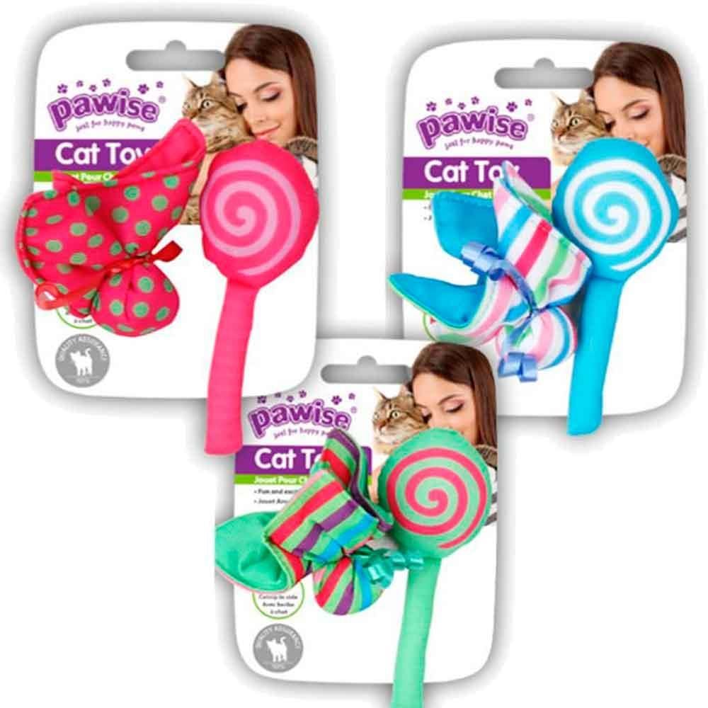 Pawise Şeker ve Çicek Kedi Oyuncağı 10 cm 8886467581243 Amazon Pet Center