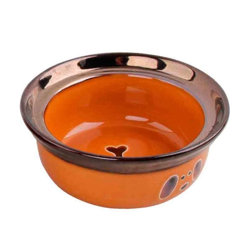 Pawise Seramik Mama Kabı Turuncu 1100 Ml 8886467511622 Pawise Kedi Çelik Mama Ve Su Kapları Amazon Pet Center