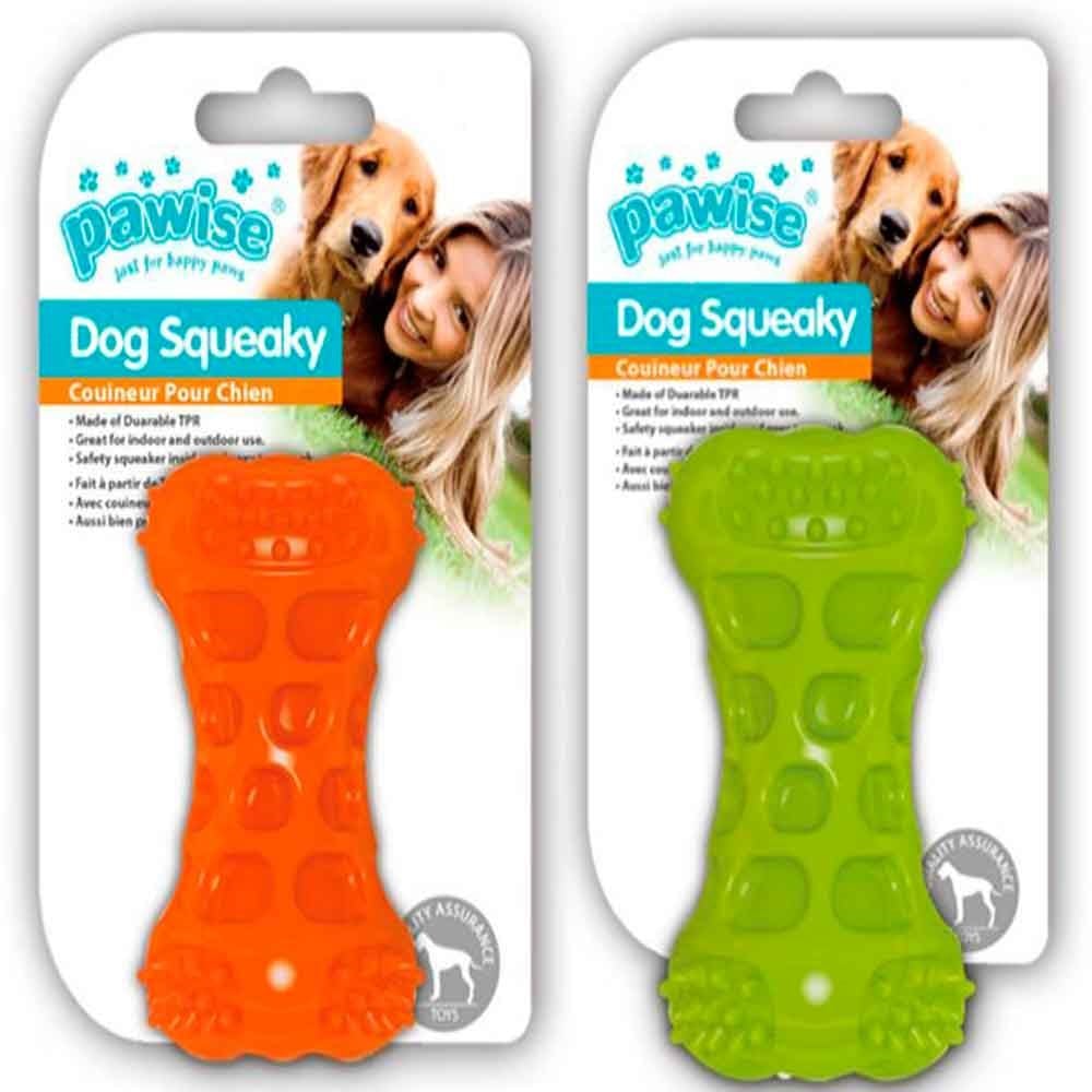 Pawise Sesli Kemik 9,5 Cm 8886467545078 Pawise Kemik Şekilli Köpek Oyuncakları Amazon Pet Center