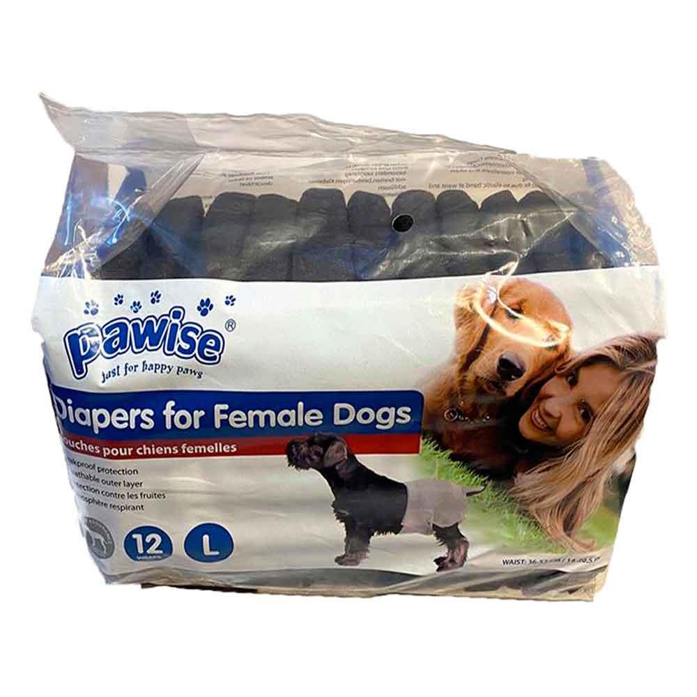 Pawise Ultra Emici Köpek Bezi 12'li Siyah L 8886467529832 Amazon Pet Center