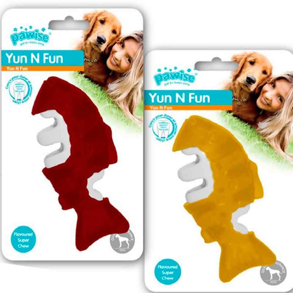 Pawise Yum N Fun Balık Aromalı Çiğneme Oyuncağı 8886467545825 Pawise Kemik Şekilli Köpek Oyuncakları Amazon Pet Center