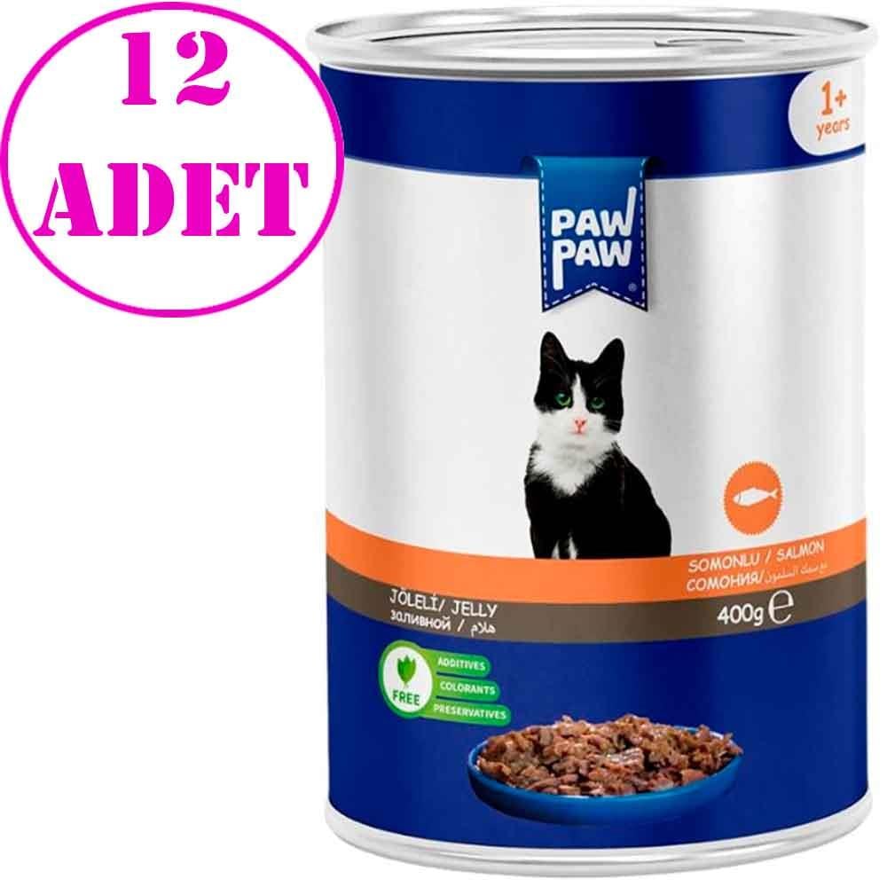 Pawpaw Kedi Konservesi Somonlu 400 Gr 12 AD 21795008 Amazon Pet Center