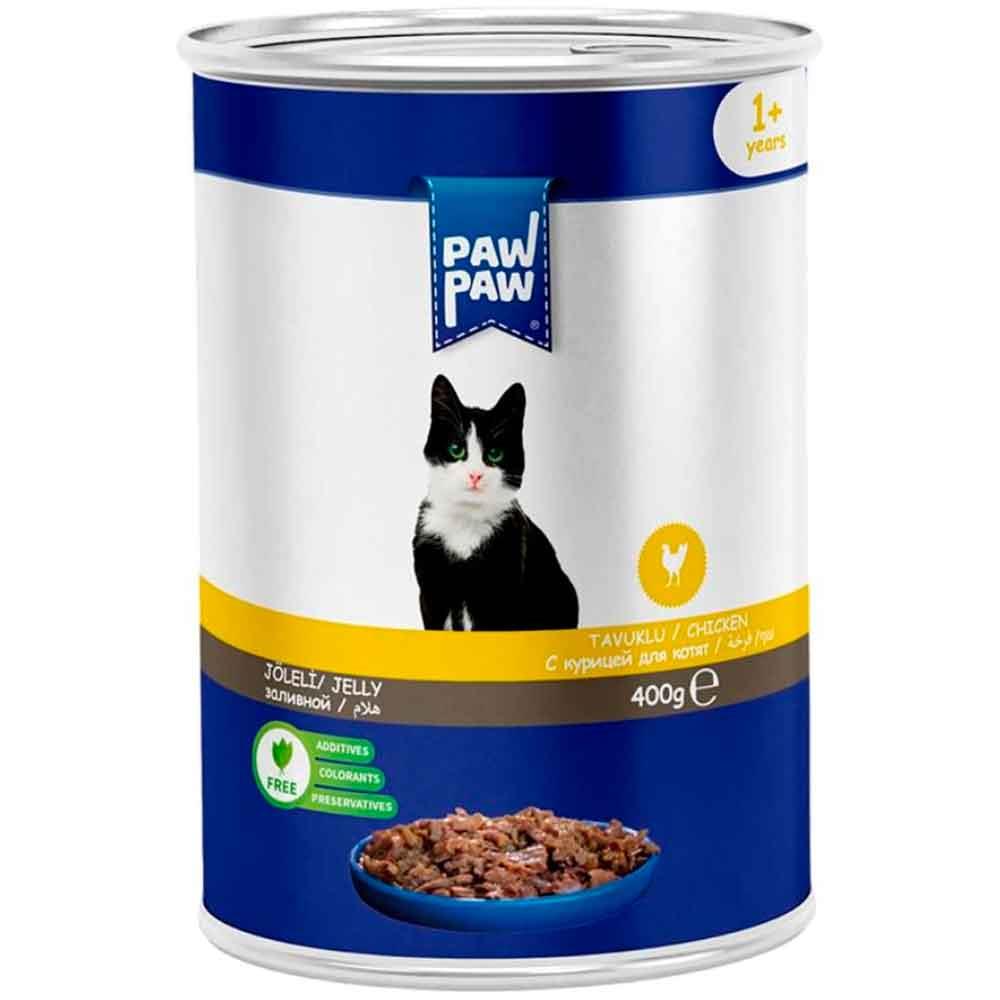 Pawpaw Kedi Konservesi Tavuklu 400 Gr 8681692801025 Amazon Pet Center