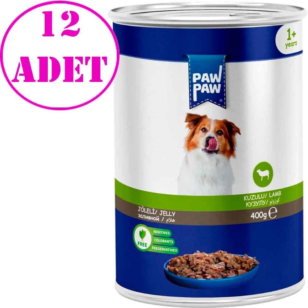 Pawpaw Köpek Konservesi Kuzu Etli 400 Gr 12 AD 21803000 Amazon Pet Center