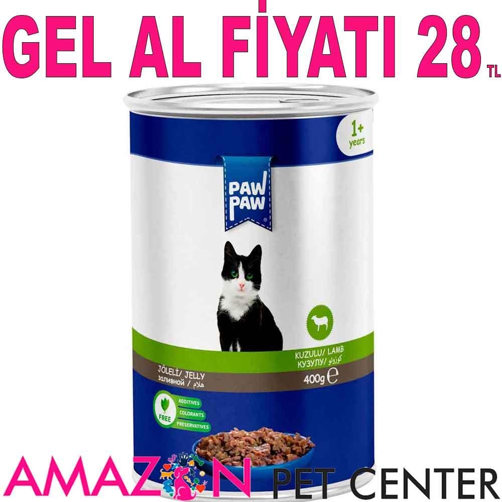 Pawpaw Kuzu Etli Kedi Konservesi 400 Gr 21790003 Amazon Pet Center