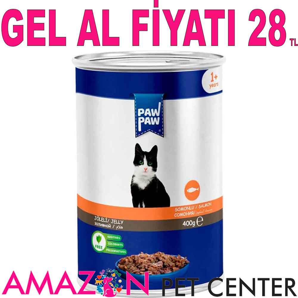 Pawpaw Somonlu Kedi Konservesi 400 Gr 21794001 Amazon Pet Center