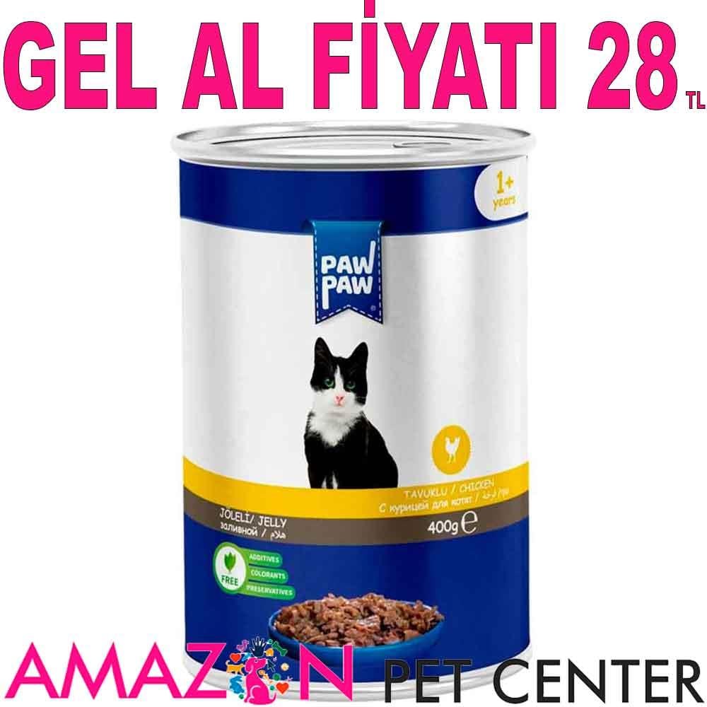 Pawpaw Tavuklu Kedi Konservesi 400 Gr 21798009 Amazon Pet Center