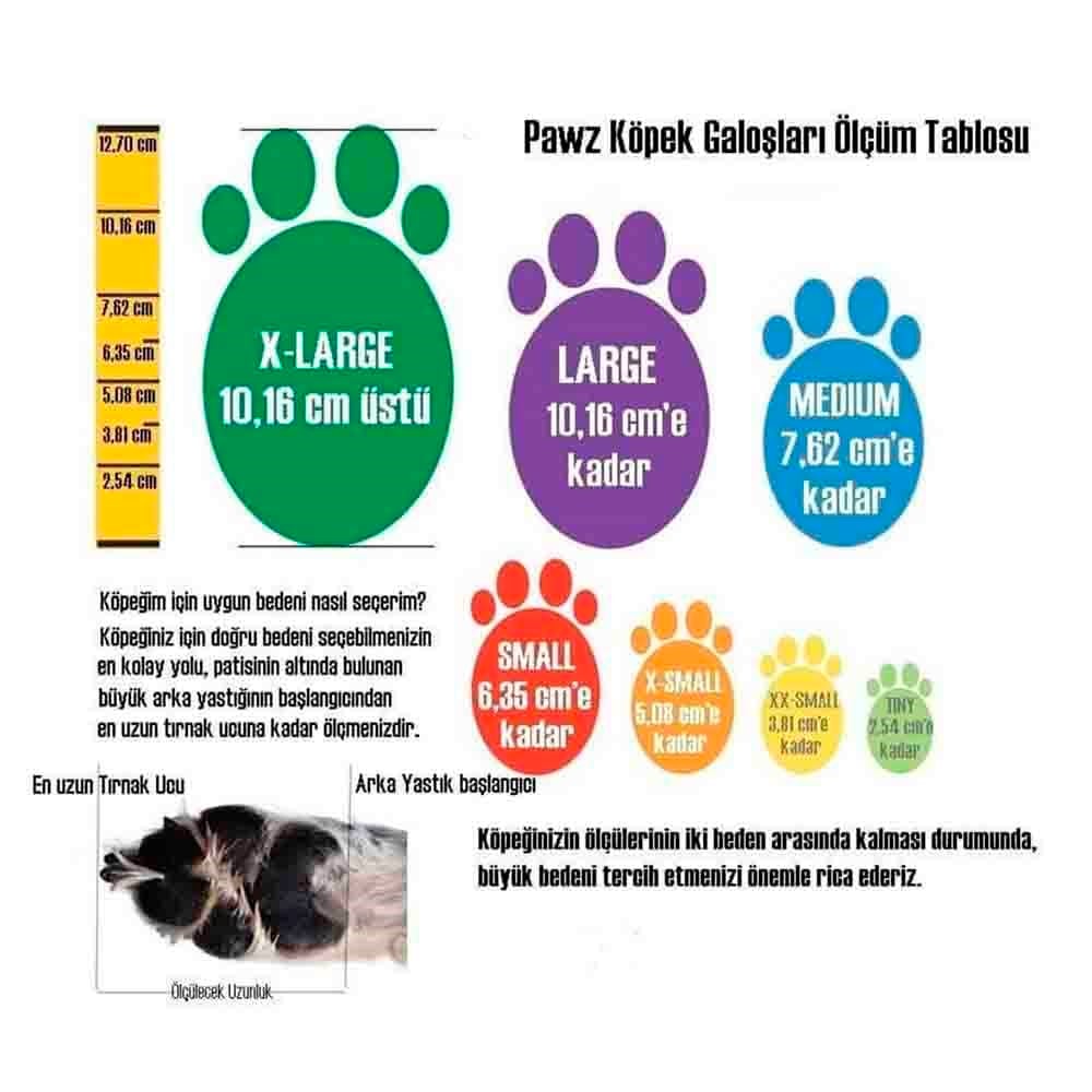 Pawz Köpek Galoşu Medium 12'li 897515001048 Amazon Pet Center